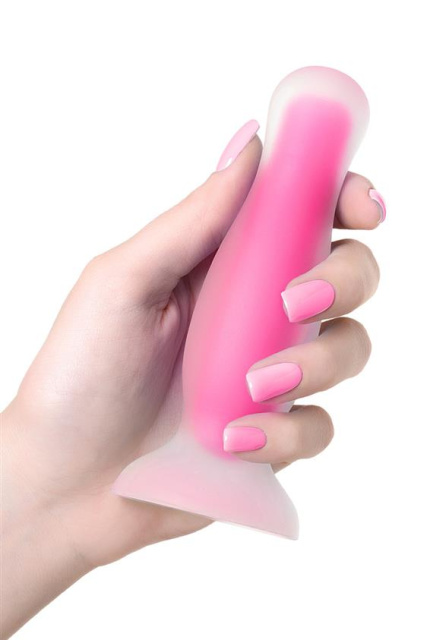Korek analny Toyfa Mortimer Glow, 12,5 cm (różowy)