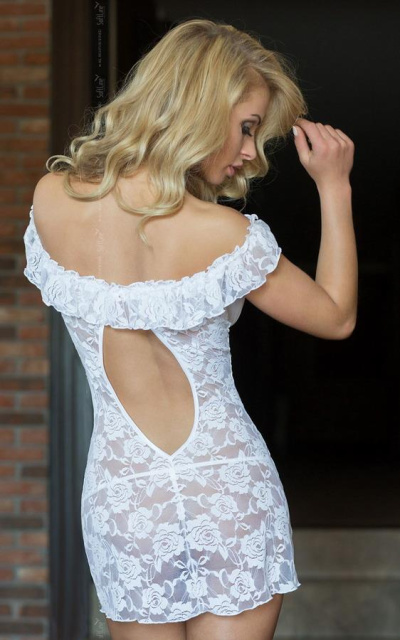 Сексуальний комплект Softline Veronica, M/L (білий)