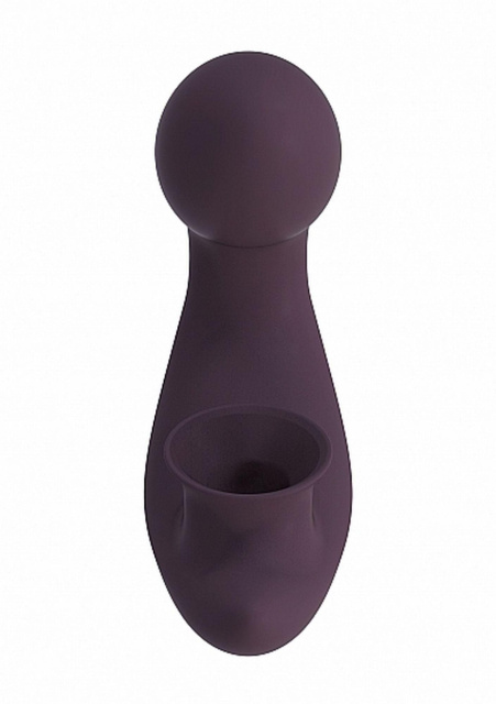 Вакуумний стимулятор клітора з вібрацією Desirable Bendable Air Pulse (фіолетовий)