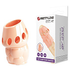 Насадка на пеніс Pretty Love Oskar Penis Thicker Flesh, 6,4 см (тілесний)