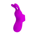 Вибратор на палец Pretty Love Finger Bunny, 9,4 см (фиолетовый)