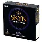 Ультратонкі презервативи Unimil Skyn Elite безлатексні, 3 шт.
