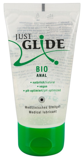 Just Glide Bio Anal - Lubrykant analny na bazie wody, 50 ml
