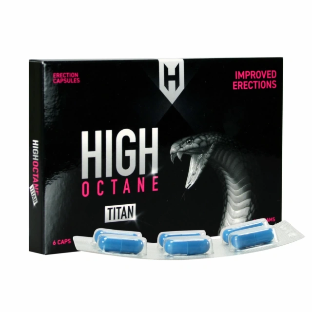 Капсули для ерекції High Octane Titan Erection Caps, 6 шт
