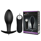 Korek analny Pretty Love Vibrating Butt, 7,5 cm (czarny)