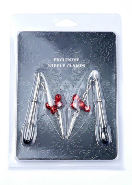 Затискачі для сосків Exclusive Nipple Clamps No.4 Fetish Boss Series (червоний)
