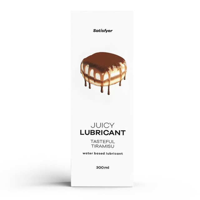 Лубрикант на водній основі Satisfyer Juicy Booty Tasteful Tiramisu, 300 мл