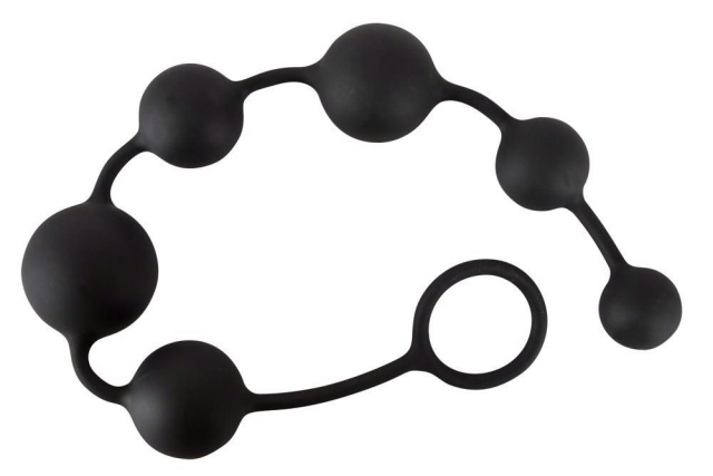 Анальні намиста Black Velvets Anal Beads, 40 cm (чорний)