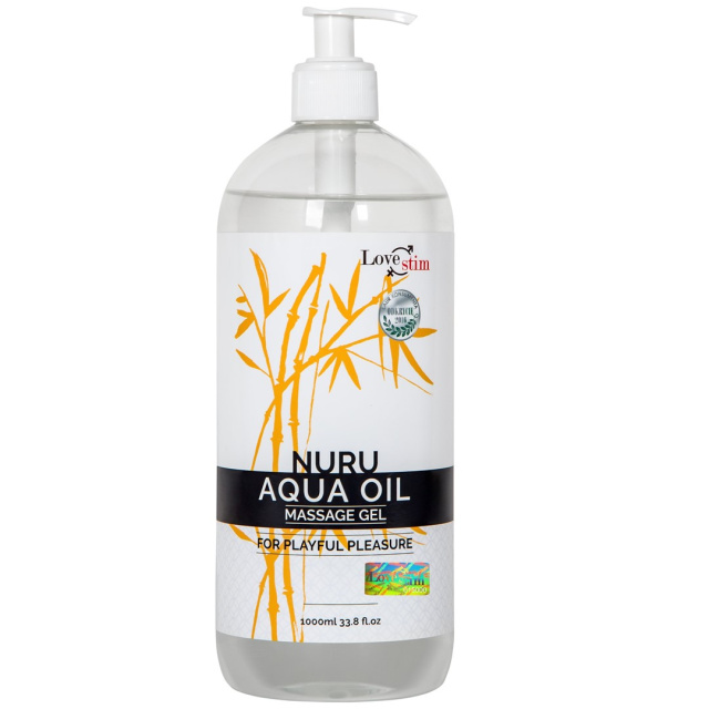 Массажное масло Love Stim Nuru Aqua Oil, 1000 ml