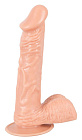 Фаллоимитатор European Lover Medium, 20 см (телесный)