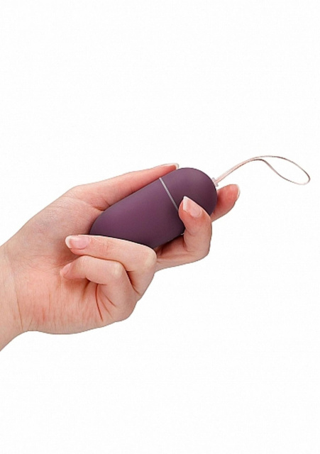 ShotsToys Remote Vibrating Egg - Wibrujące jajko, Fioletowy, 8 cm