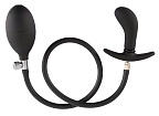 Анальна пробка Inflatable Plug, 8 см (чорний)