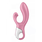 Вибратор-кролик Satisfyer Air Pump Bunny 2, 20 см (розовый)