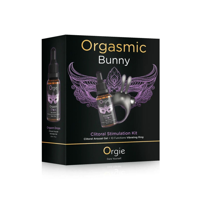 Orgie Orgasmic Bunny - Clitoral Stimulation Kit - Zestaw, 30 ml