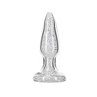 Анальна пробка Pillow Talk Fancy Luxurious Glass Anal Plug, 10.1 см (прозорий)