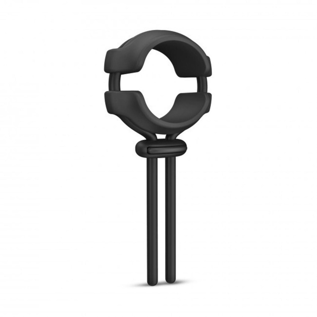 Dorcel Fit Ring - Regulowany pierścień erekcyjny, Czarny, 13 cm