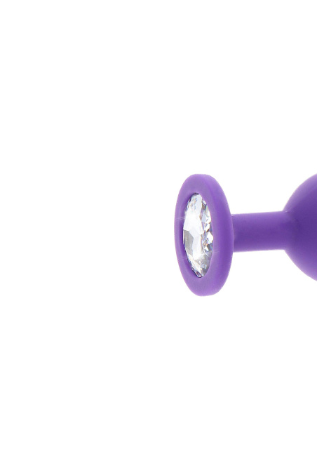 TOYJOY Diamond Booty Jewel - Korek analny, Fioletowy, 8 cm, M