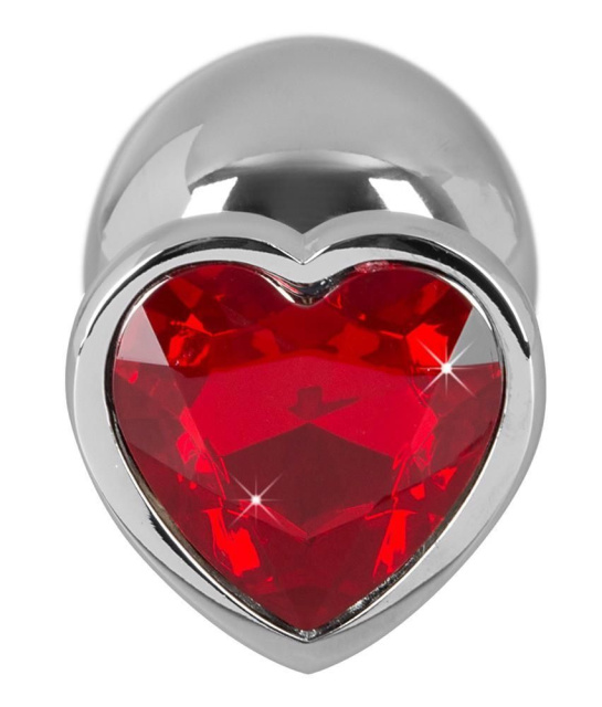 You2Toys Diamond Anal Plug Medium - Korek analny z kryształkiem, Srebro, 8, 2 cm