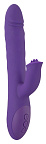 Sweet Smile Thrusting & Rotating - Wibrator królik, Fioletowy, 24, 7 cm