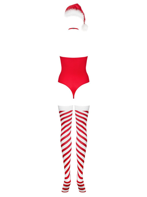 Боді Obsessive Kissmas, S/M (червоний)