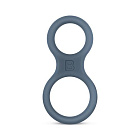 Эрекционное кольцо Boners Classic Cock & Ball Ring, 10,5 см (серый)
