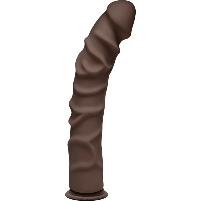 Dildo Doc Johnson Ragin' D, 25 cm (brązowy)