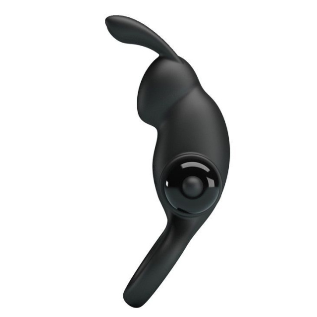 Ерекційне кільце Pretty Love Vibrant Penis Ring I, 11,3 см (чорний)