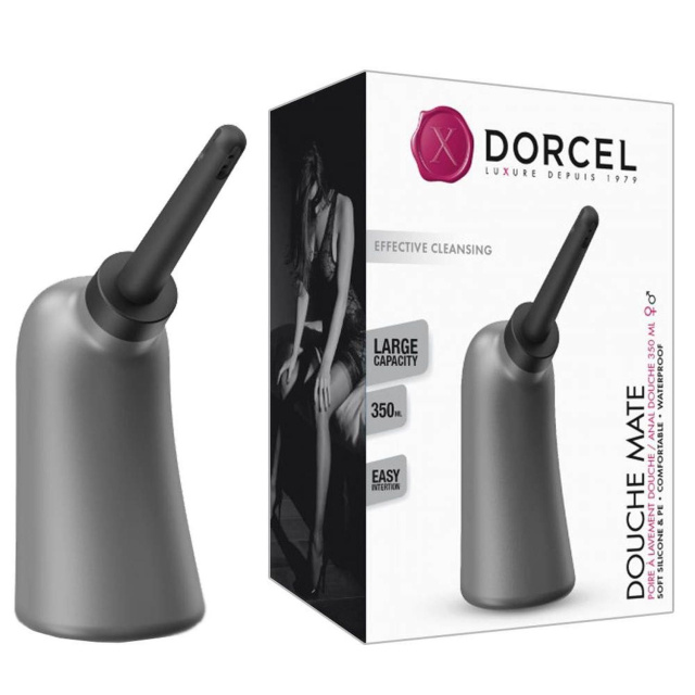 Анальний душ Dorcel Douche Mate, 350 мл (чорний)