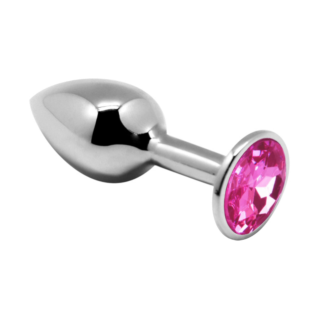Alive Mini Metal Butt Plug L - Korek analny, Różowy, 8 cm
