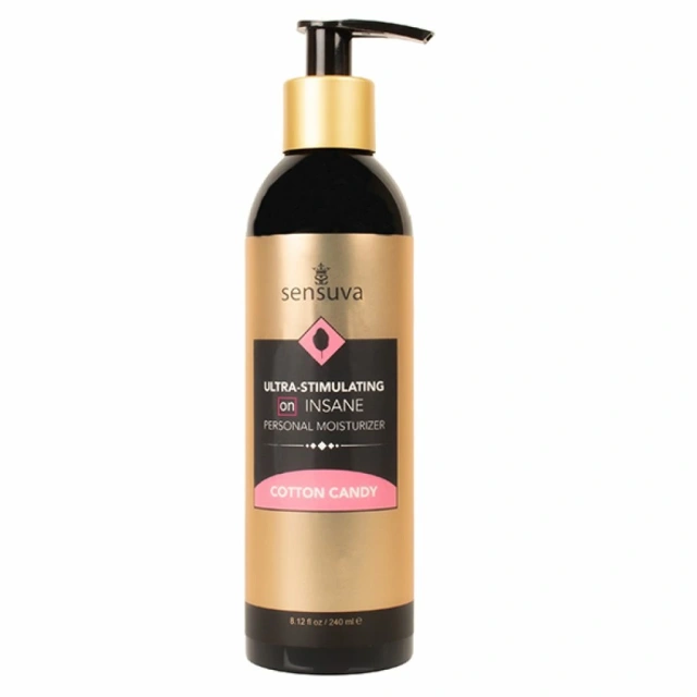 Sensuva Ultra-Stimulating On Insane Cotton Candy - Lubrykant, Wata cukrowa, 240 ml