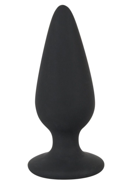 Black Velvets Heavy Plug Small - Korek analny, Czarny, 7, 8 cm