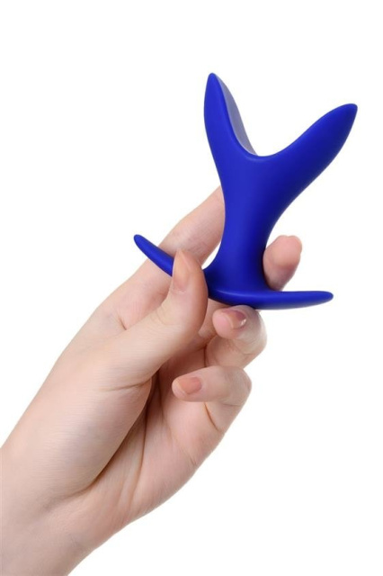 Korek analny ToDo Expander Plug Bloom S, 8.5 cm (niebieski)
