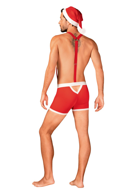 Kostium Santy Obsessive Mr Claus Set, L/XL (czerwony)