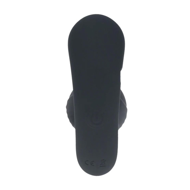 Анальна пробка Levelz Remote Control Vibrating Liquid, 10.6 см (чорний)