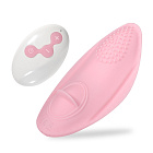 Вибратор для клитора Boss Series Strap On Vibrator 01 (светло-розовый)