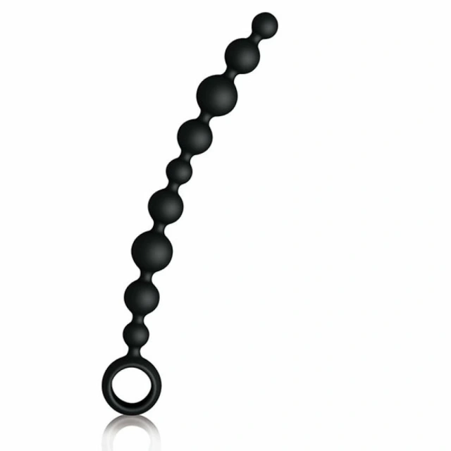 Анальний ланцюжок Joyballs Anal Wave Long, 29.8 см (чорний)