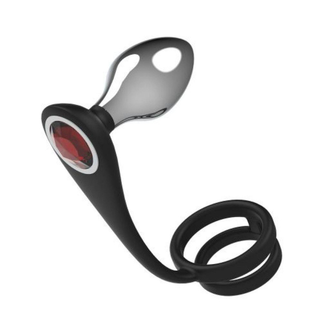 Toyz4lovers Pleasure Bully - Korek analny, Srebro, 11.6 cm