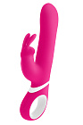 Wibrator królik S Pleasures Premium Naughty, 22,7 cm (różowy)