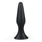 Korek analny LoveToy Lure Me Butt Plug Slim, 11,5 cm (czarny)