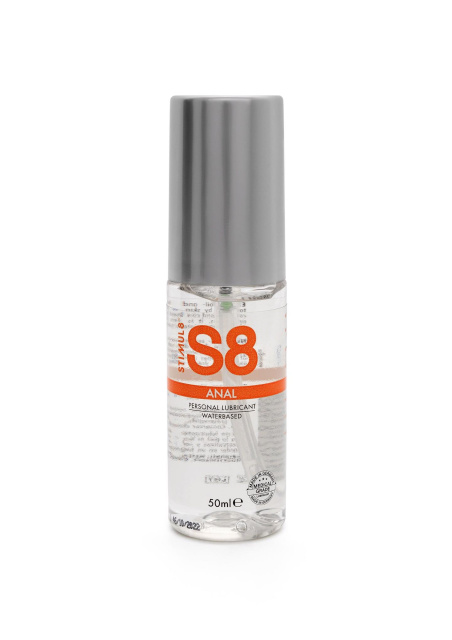 Stimul8 S8 Anal Lube Natural - Lubrykant na bazie wody, 50 ml