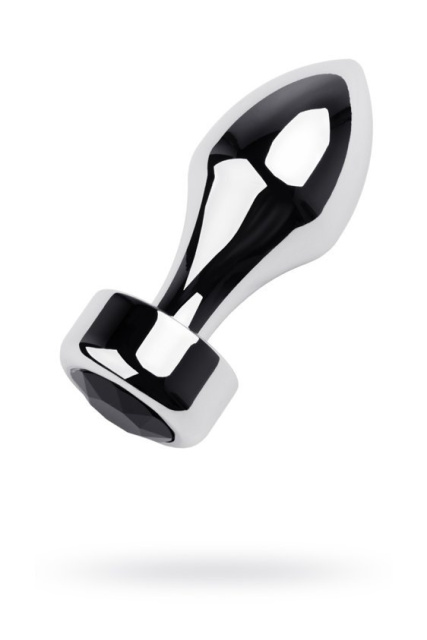 Toyfa Metal - Metalowy korek analny, Czarny, 10.8 cm