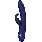 Вібратор-кролик Dream Toys Blue Evolution Themis, 22 см (синій)