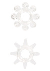 Набор эрекционных колец Power Stretchy Rings, 2 шт (прозрачный)