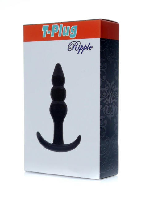 Boys of Toys Ripple - Korek analny B -, Czarny, 9.5 cm