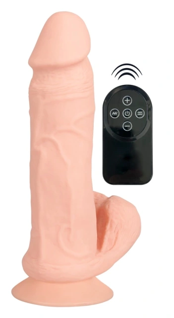 Nature Skin Bendable RC - Wibrator, W kolorze cielistym, 20.8 cm