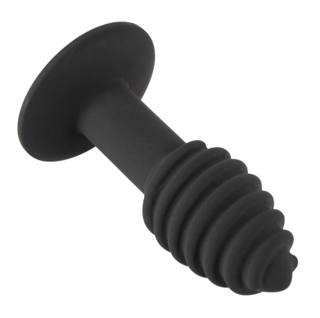 Orion Twist plug - Korek analny z wibracjami, Czarny, 10, 7 cm