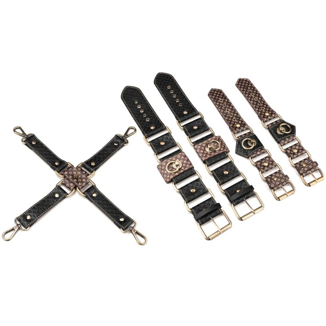 BDSM набор Rebellion Reign Hogtie Set (черный)
