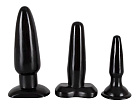 Набір анальних пробок Orion Liquorice Dip Plugs, 3 шт (чорний)