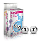 Вагинальные шарики LoveToy Passion Dual Balls, 2 см (сепебристый)