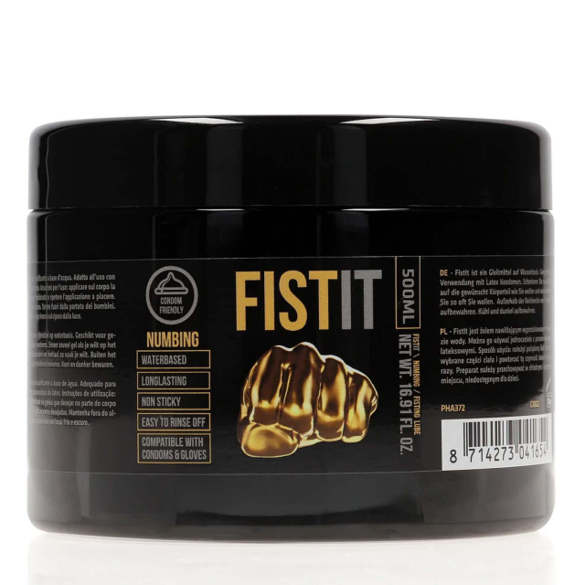 Лубрикант на водній основі Fist It Numbing, 500 мл